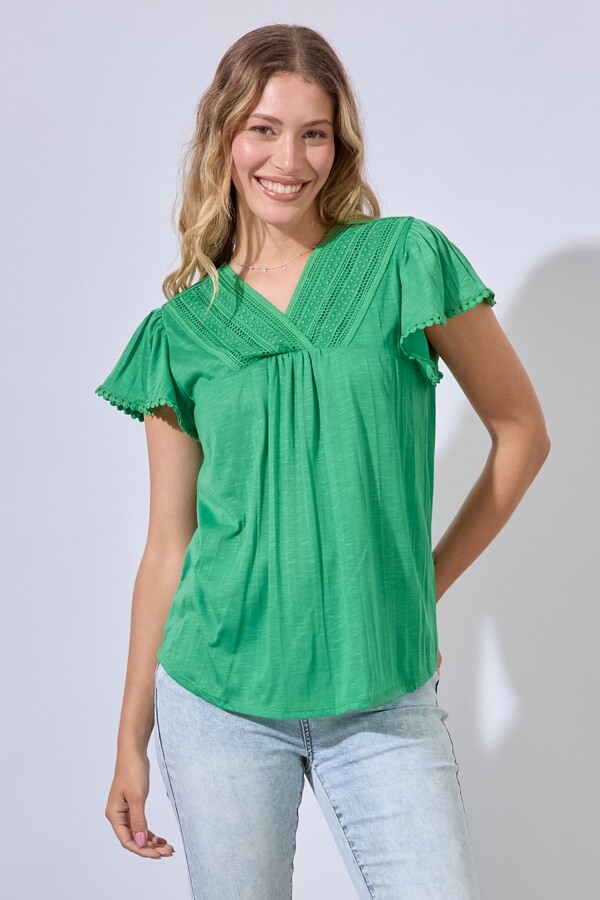 Blusa Puntilla VERDE