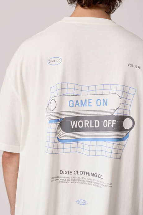 T-SHIRT VIRTUL DIXIE Marfil