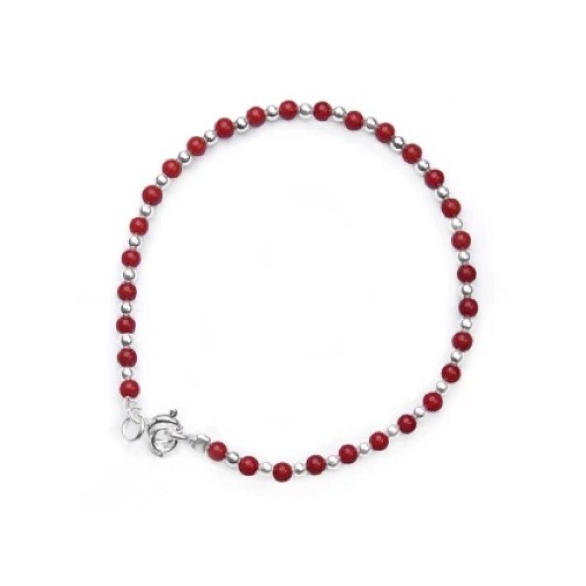 Pulsera Perlitas de Colores - Coral 