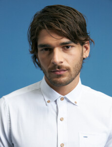 012487 CAMISA HARRINGTON LABEL Blanco