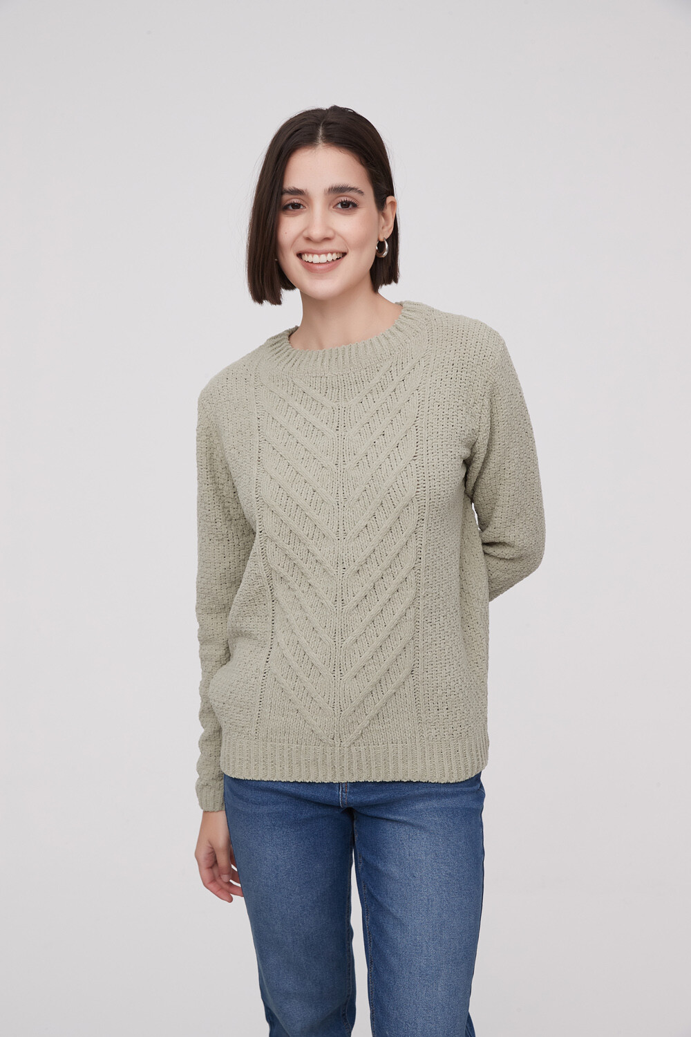 Sweater Allora Verde Palido