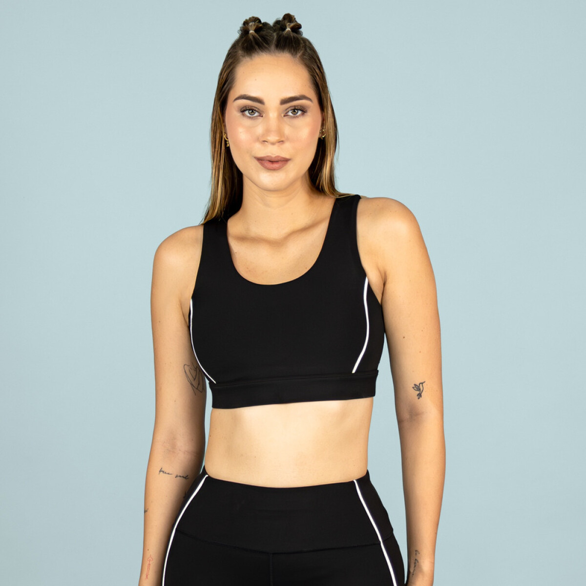 BRA FEM POLY/SPX EVERLAST MUSE RD W7 - BLACK 