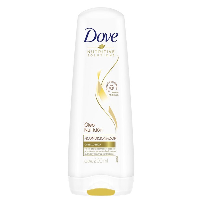 DOVE ACO OLEO NUTRICION 12/200 ML UNID. única