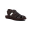 Country Sandalia Hombre Franciscana C/ Pulsera Y Velkro Ebano