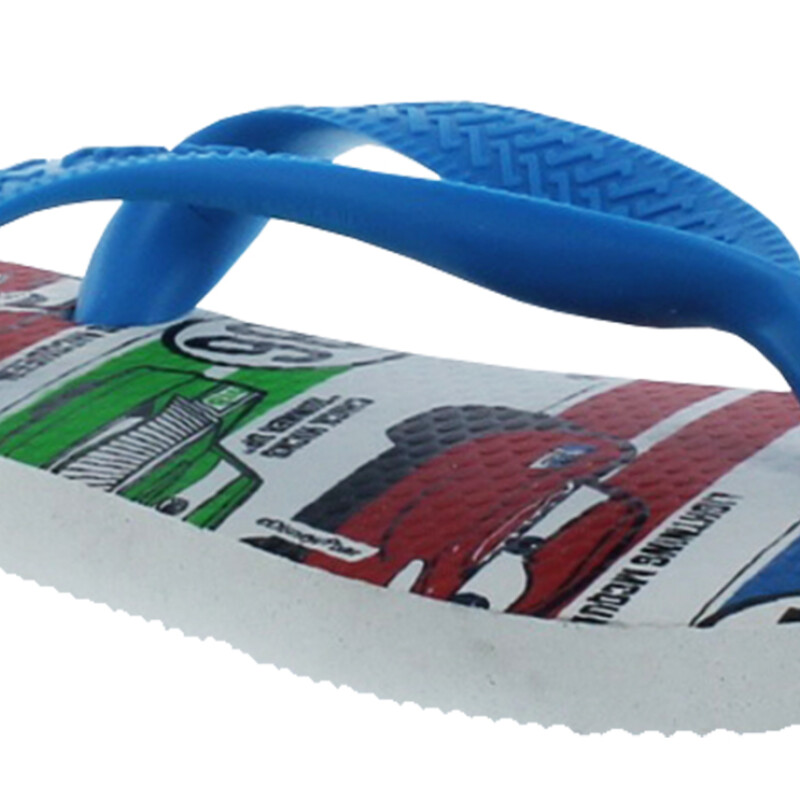 Sandalias Infantiles Havaianas Kids Cars Blanco - Blanco