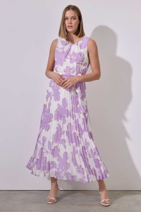 Vestido Plisado MULTI/LAVANDA