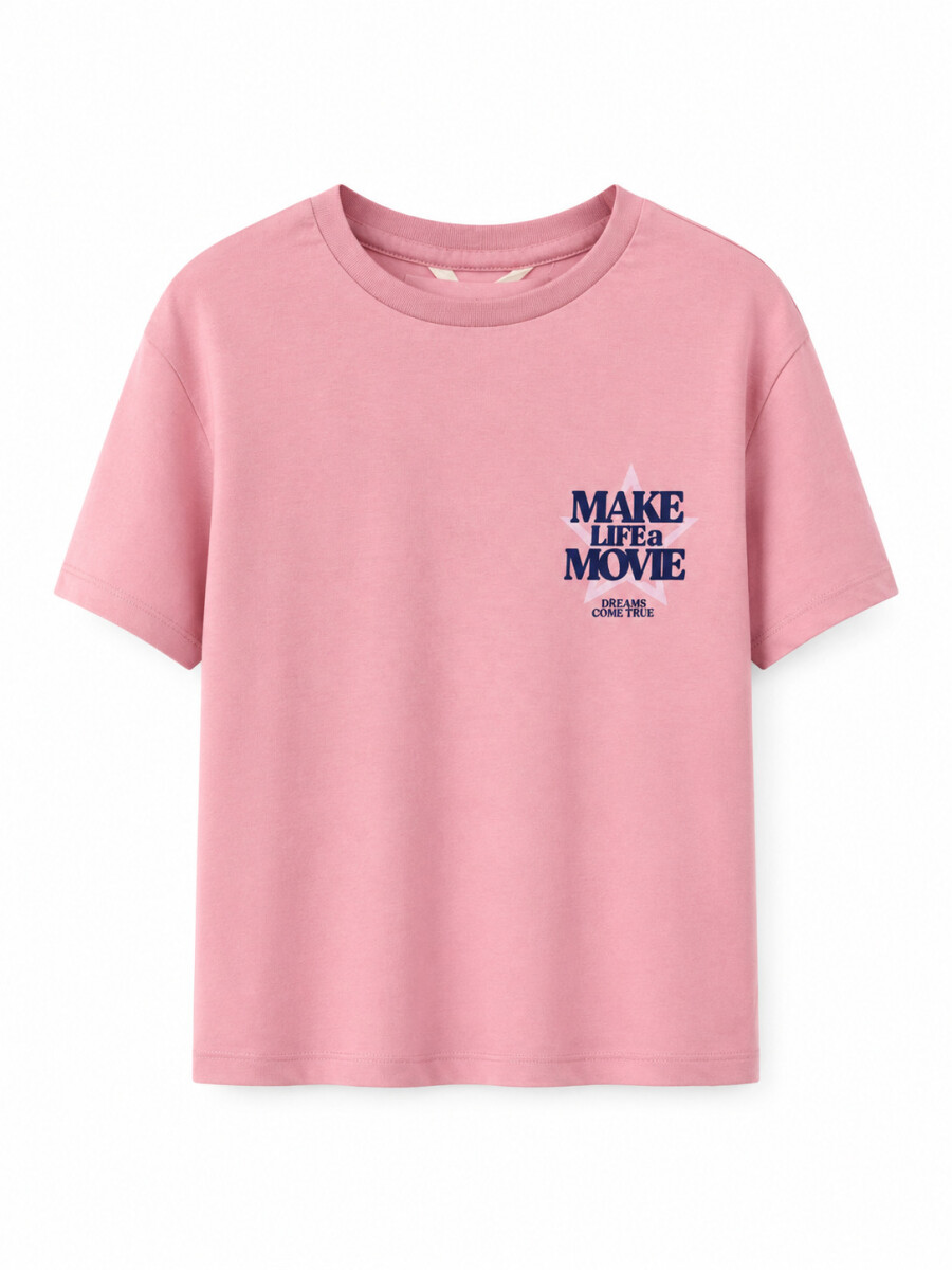 REMERA JENA REBEL - ROSA VIEJO 