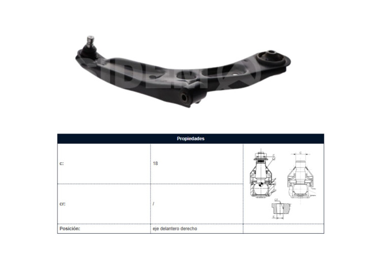 Parilla De Suspension Delantera Kia Picanto 16-25 Der Parilla De Suspension Delantera Kia Picanto 16-25 Der