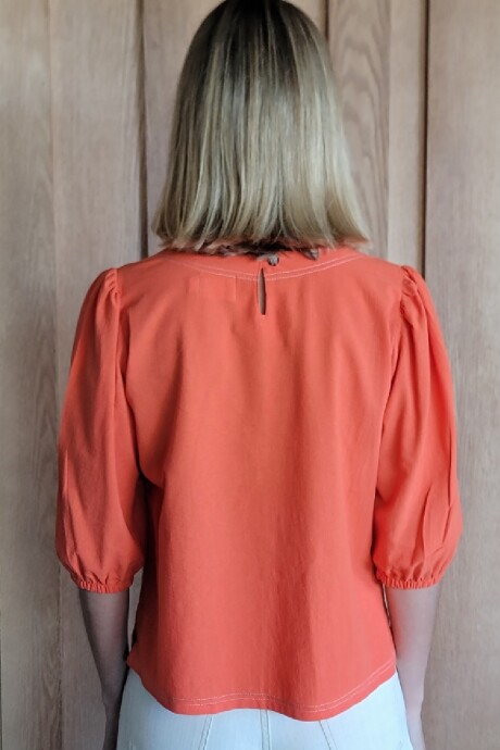 Remera Rose Naranja