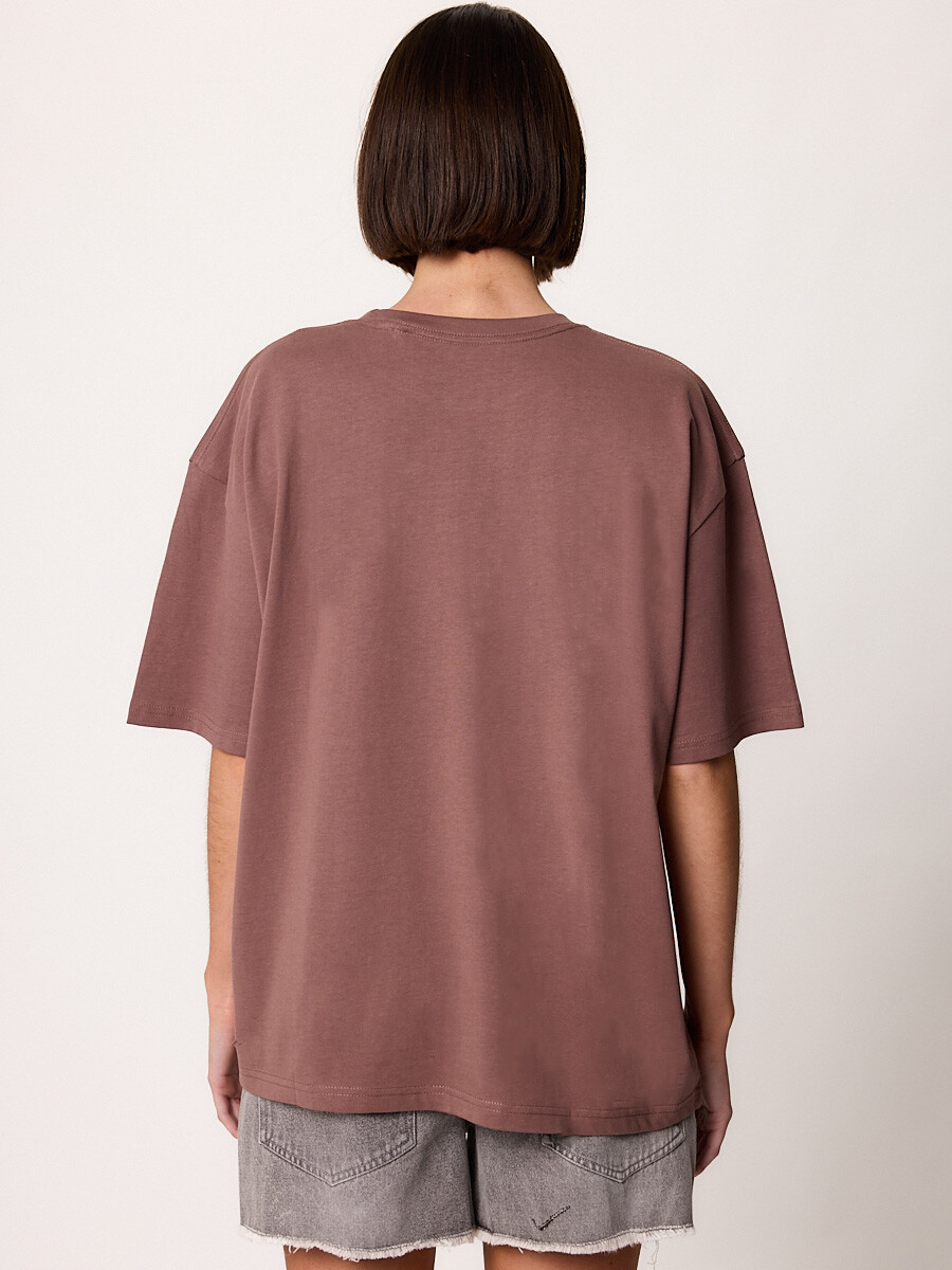 T-SHIRT M/C RIOPLATA DIXIE Tabaco