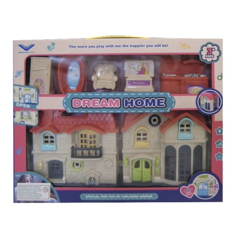 Casa de Muñecas con 5 Piezas 16 x 16 cm U