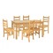 Juego De Comedor Lucia Plus 6 Sillas - Madera Natural