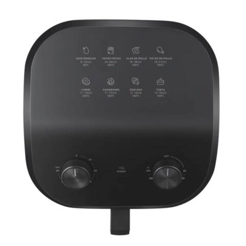 Freidora Air Fryer Midea 4.5 Litros Negra Freidora Air Fryer Midea 4.5 Litros Negra
