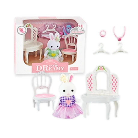 Playset Bay Dreamy Conejita con Tocador y Accesorios 001
