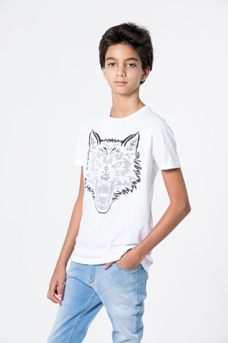 Remera Y - Bicardi Blanco