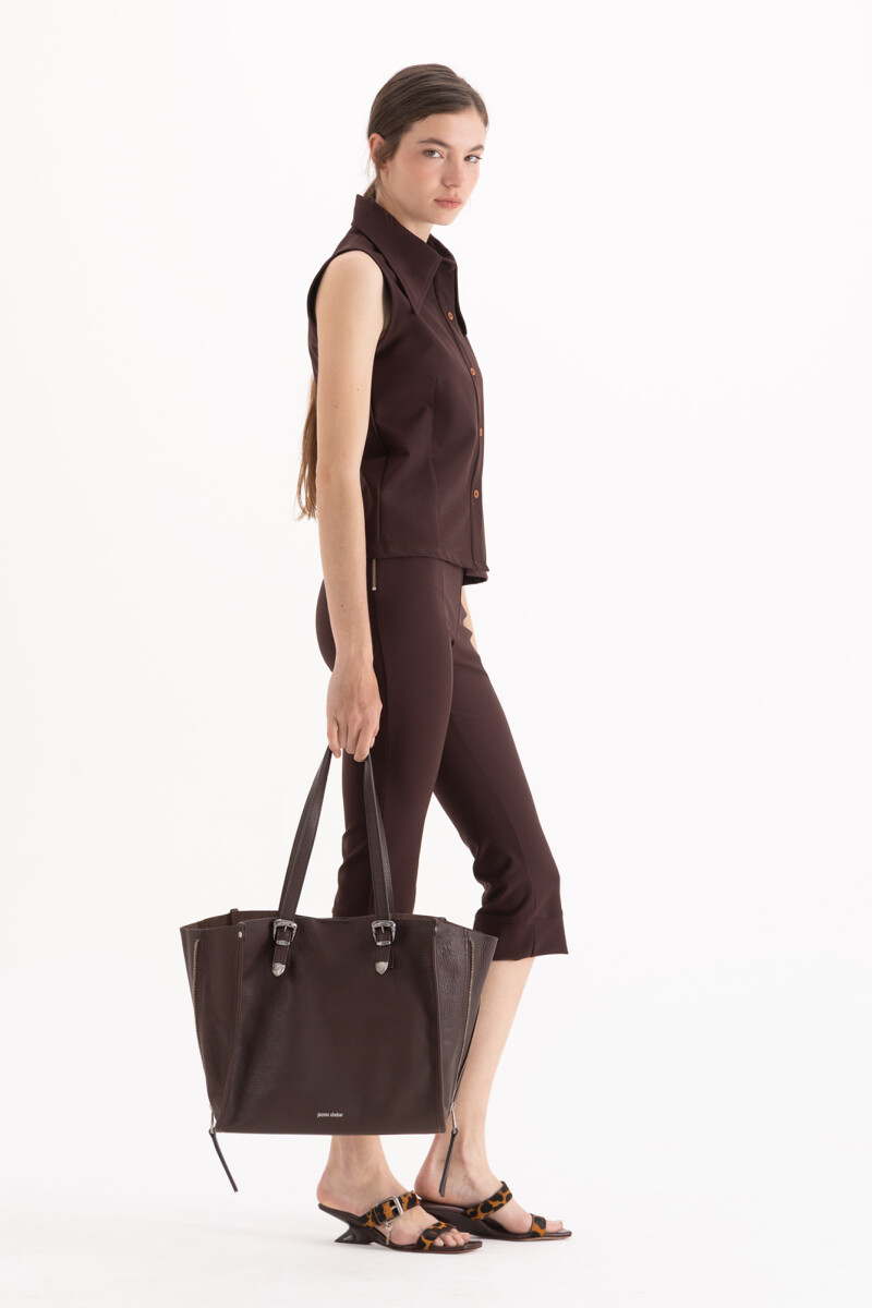 TOTE SCOTT Marron