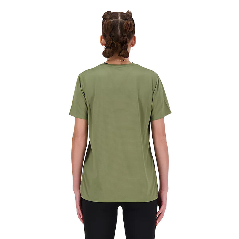 Remera New Balance Short Sleeve Verde