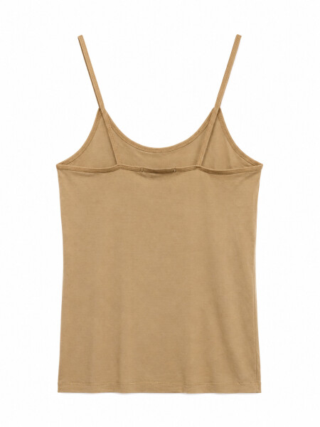MUSCULOSA SEAMLESS BEIGE