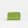 Billetera Penny en efecto cuero Verde