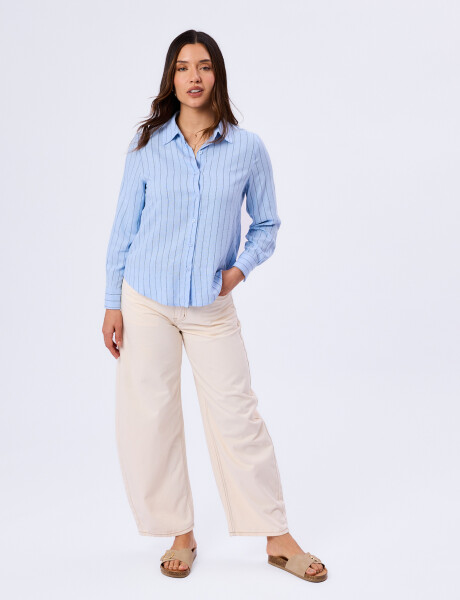 Camisa lino rayada Ingrid Camisa lino rayada Ingrid