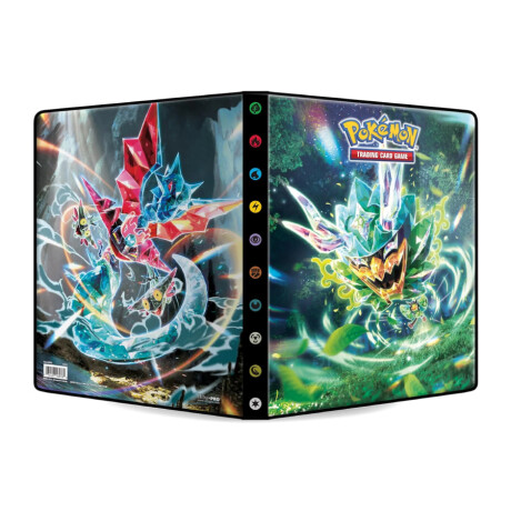 Portfolio Binder Pokemon - Escarlata y Purpura - Mascarada Crepuscular - 9 bolsillos Portfolio Binder Pokemon - Escarlata y Purpura - Mascarada Crepuscular - 9 bolsillos