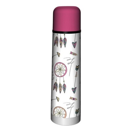 Termo bala de acero inox. 750ml - Varios Diseños - Selecta Fucsia