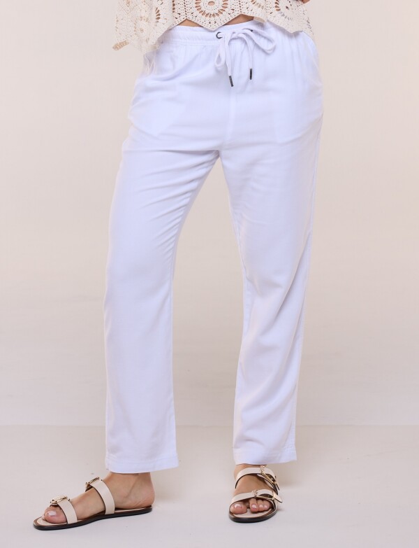 Pantalon Algodón BLANCO