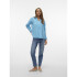 VMQUEENY LS OVERSIZE SHIRT WVN GA NOOS Bonnie Blue