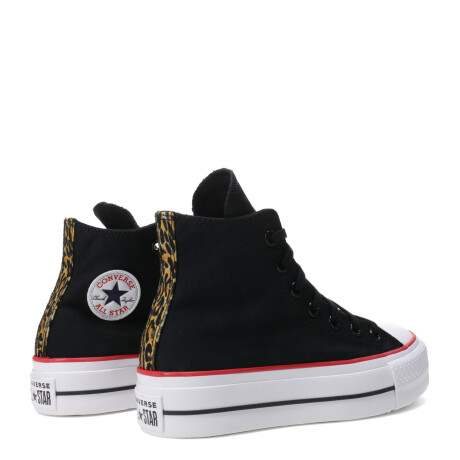 Championes de Mujer Converse Ctas Lift Hi Negro - Blanco
