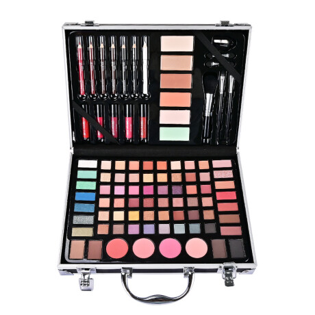 Petaca Maleta De Maquillaje Missyoung 94 Pzas Plateado