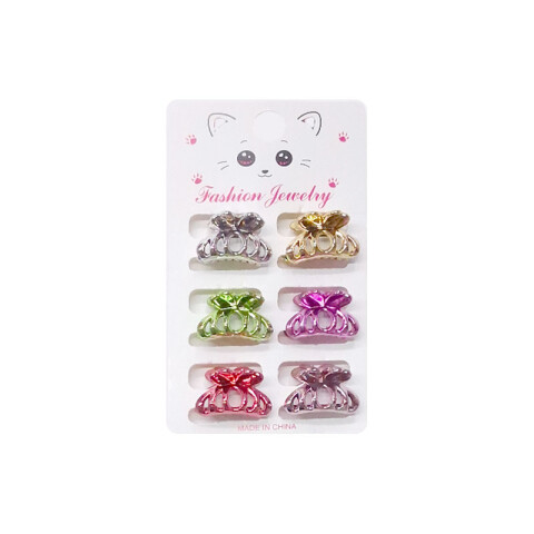 Broches pinzas de colores brillantes 6 pcs Broches Pinzas De Colores Brillantes 6 Pcs