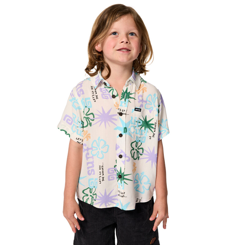 Camisa Rip Curl Wave Dayz Niño - Multicolor Camisa Rip Curl Wave Dayz Niño - Multicolor
