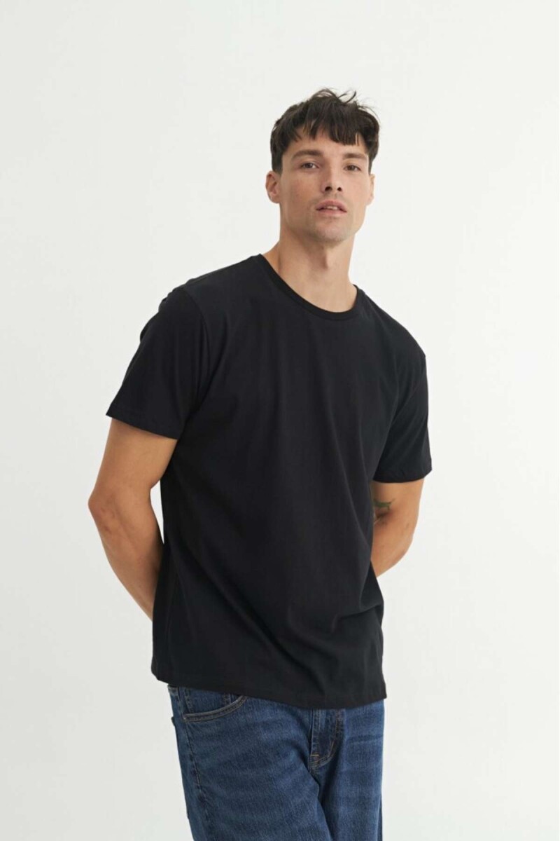 Remera básica Lennie - Negro 