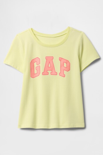 Remera Logo Gap Toddler Niña Citron