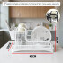 Escurridor Seca Platos Acero 2 Niveles Secador Con Bandeja Cocina Mesada Imback Color Blanco Escurridor Seca Platos Acero 2 Niveles Secador Con Bandeja Cocina Mesada Imback Color Blanco