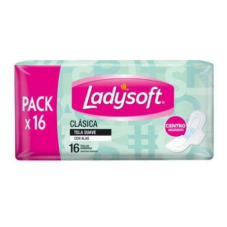 Ladysoft Clásica Con Alas Suave X16 Ladysoft Clásica Con Alas Suave X16