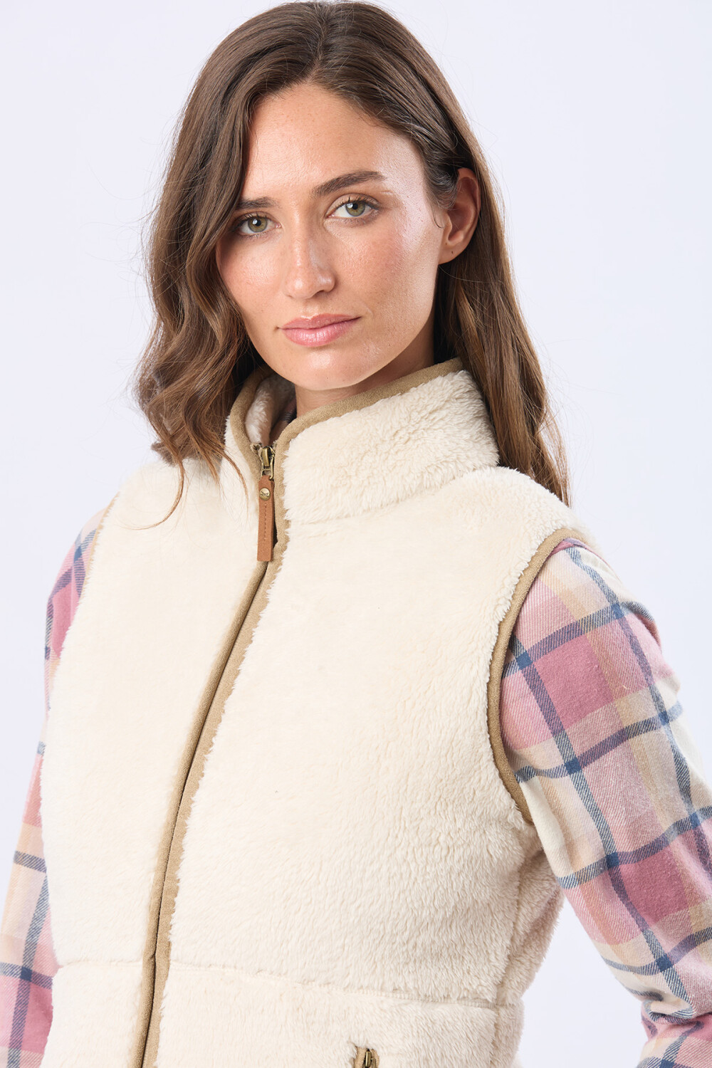 CHALECO SHERPA SUAVE Natural