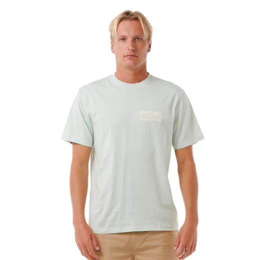 Remera Rip Curl Phoned In - Celeste Remera Rip Curl Phoned In - Celeste