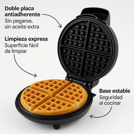 Maquina Para Hacer Waffler Redonda Acero Sonifer 1000 Watts Maquina Para Hacer Waffler Redonda Acero Sonifer 1000 Watts