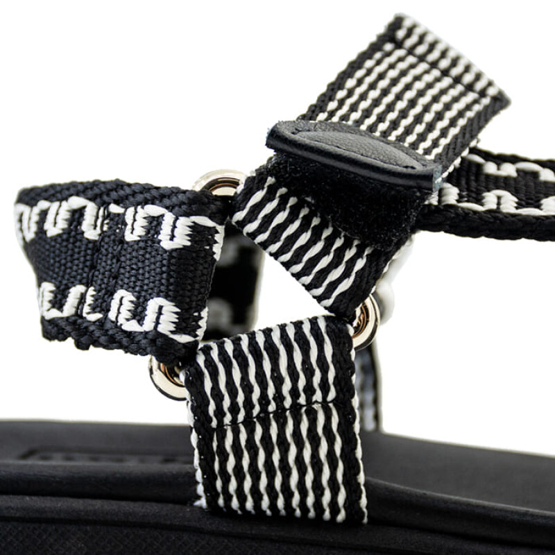 Sandalias - Moleca - Moleca Sandalia con pulsera y tira de Mujer - 5483.103-375 Negro-blanco