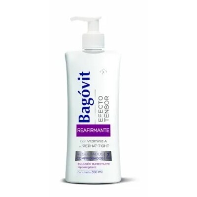 Emulsión Bagovit Reafirmante Efecto Tensor 350 Ml. Emulsión Bagovit Reafirmante Efecto Tensor 350 Ml.