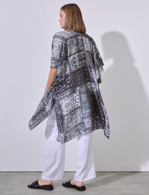 Kimono Print MULTI/GRIS