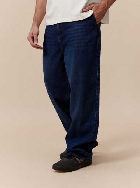 Pantalón denim SKATER AZUL OSCURO JEAN