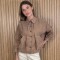 Sobrecamisa Greta Tostado
