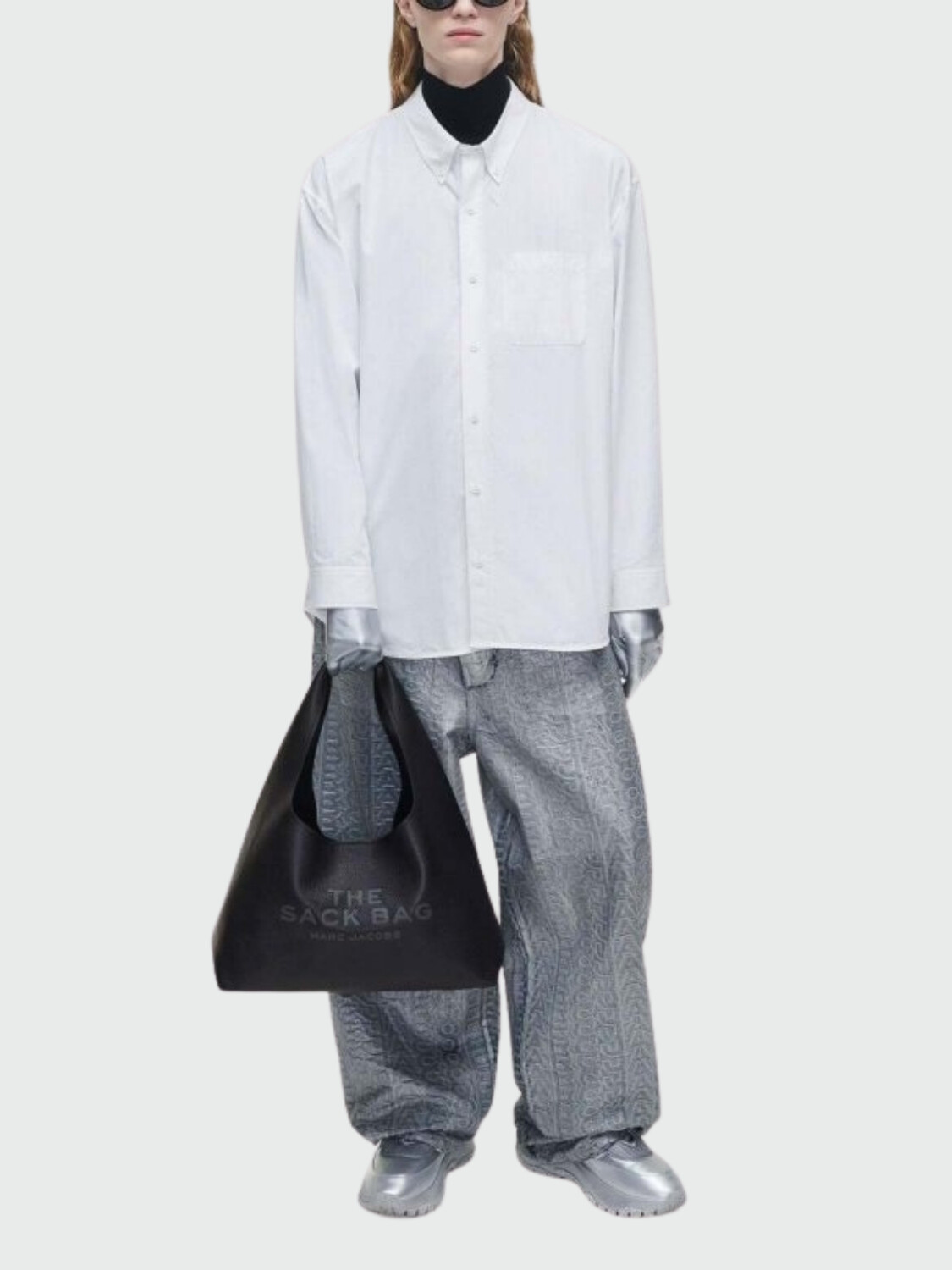 MARC JACOBS - The Leather Sack bag Negro