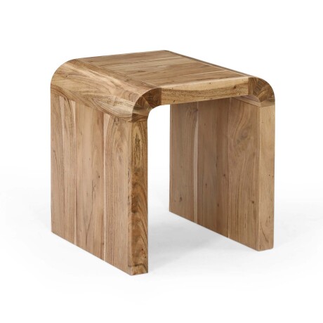MESA LATERAL MADERA-ACACIA NATURAL-BEIGE ARCO NATURAL