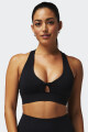 Bra Fabletics Deportivo Oasis Twist Medium Impact Negro