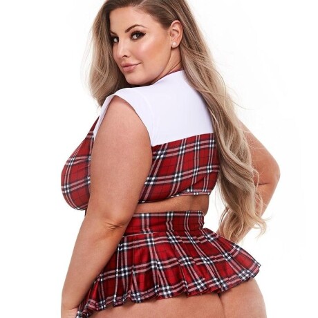 Conjunto Teacher's Pet Schoolgirl Top and Skirt Conjunto Teacher's Pet Schoolgirl Top and Skirt