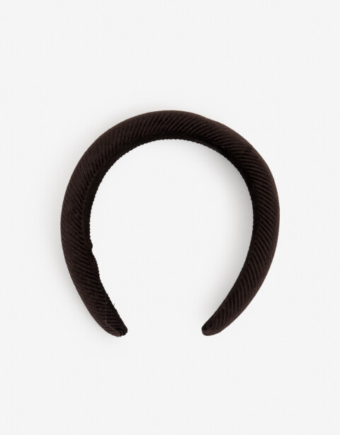 Vinchas Rígidas Liso Marron Chocolate