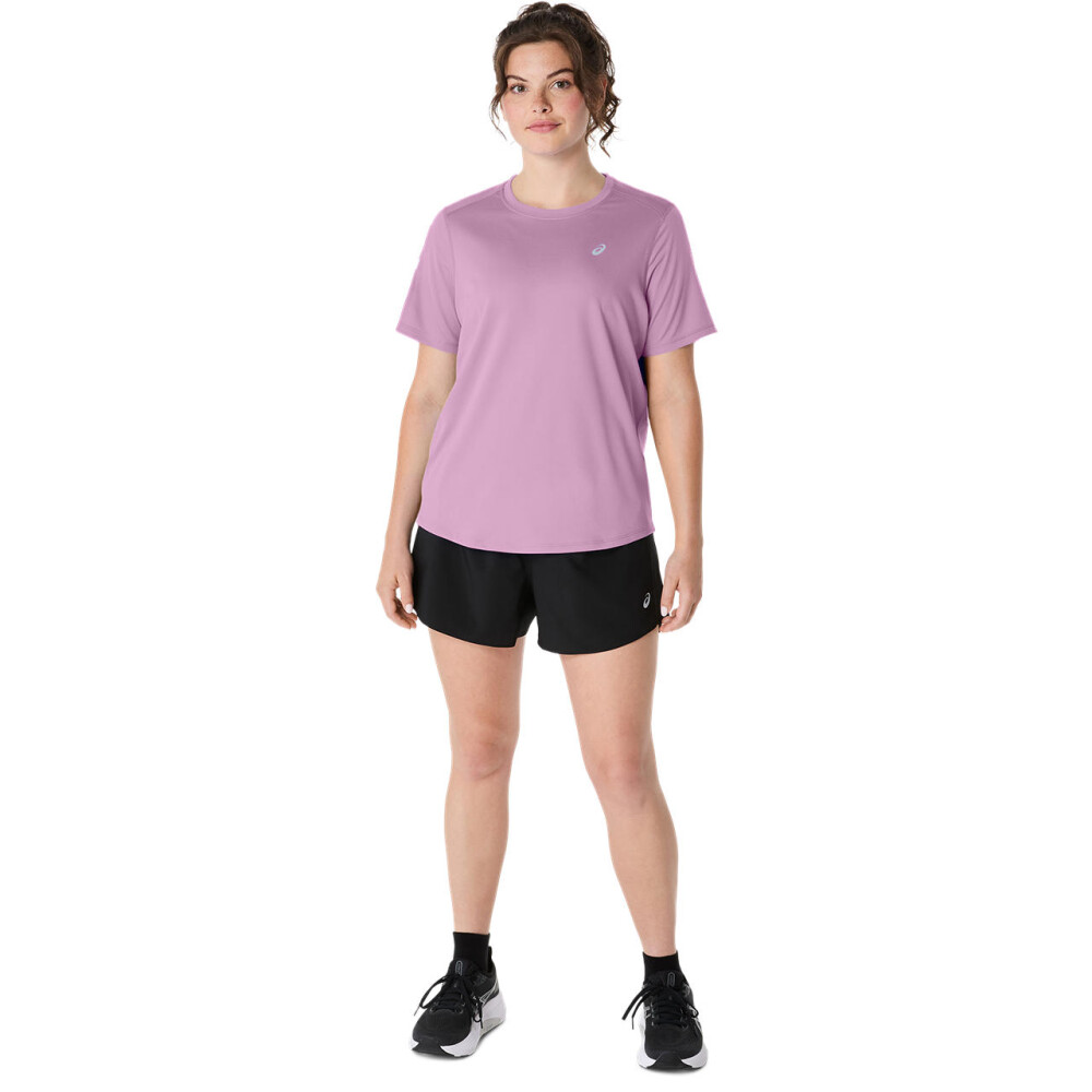 Polo Running Asics Silver SS Top Mujer Hazy Lilac
